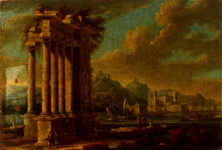 Leonardo Coccorante - Maritime Landscape with Ruins - MNK XII-A-77 - National Museum Kraków
