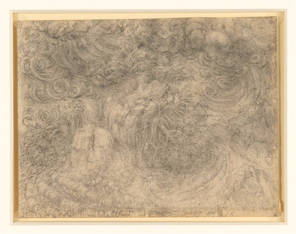 Leonardo da Vinci - RCIN 912386, A deluge c.1517-18