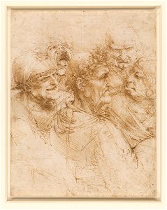 Leonardo da Vinci - RCIN 912495, Recto A man tricked by Gypsies