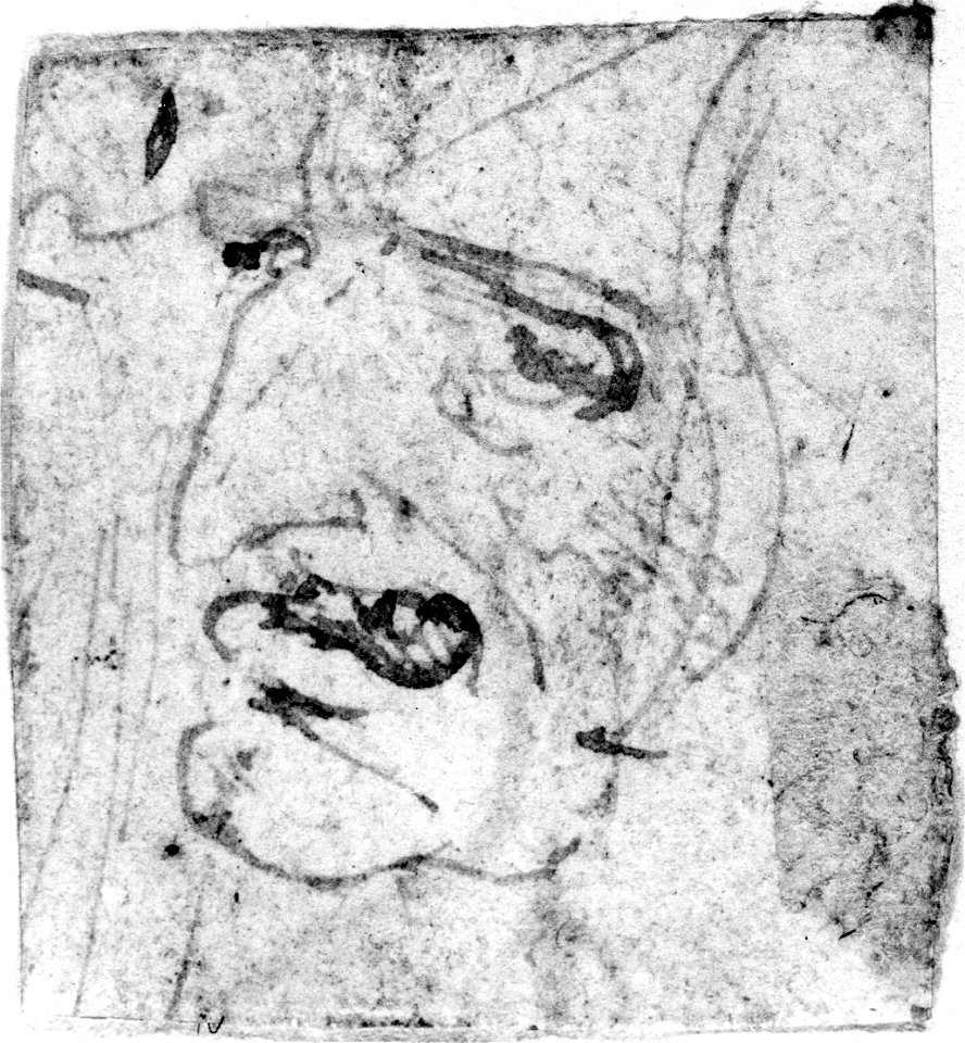 Leonardo da Vinci - Head of an Elderly Woman or Man, 1577
