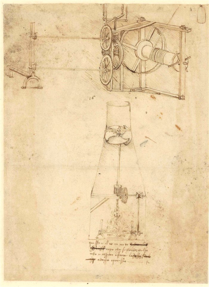 Leonardo da Vinci - Ambrosiana-Codice-Atlantico-Codex-Atlanticus-f-21-recto