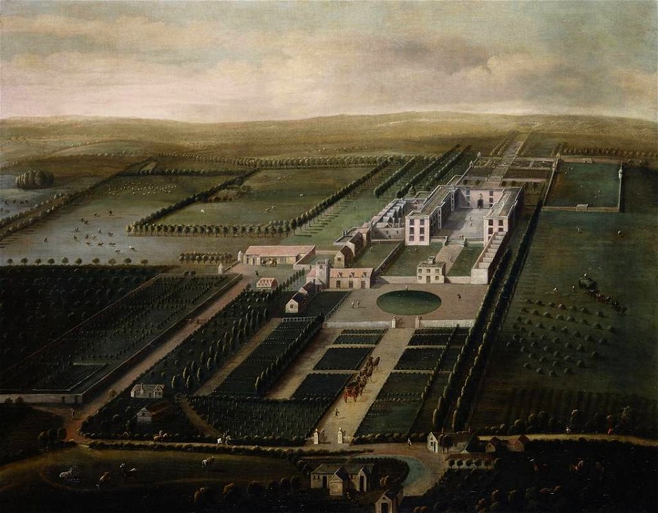 Leonard Knyff (1650-1722) - A View of Orchard Portman - RCIN 406743 - Royal Collection