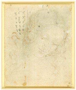 Leonardo da Vinci - RCIN 912518, v, The head of Leda c.1505-8