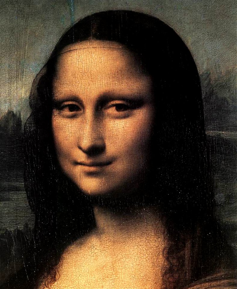 Leonardo da Vinci - Mona Lisa (detail) - WGA12713