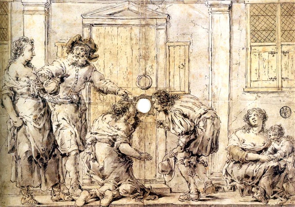 Leonaert Bramer - The Curious Ones - WGA03088