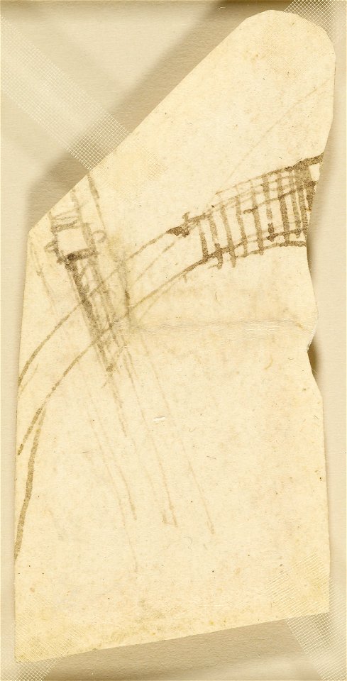 Leonardo da Vinci - RCIN 912462, v, A man with a sugar-loaf hat in profile c.1485