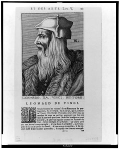 Leonard De Vinci Lionardo Da Vinci, pittore - - NDL (monogram). LCCN2002706803