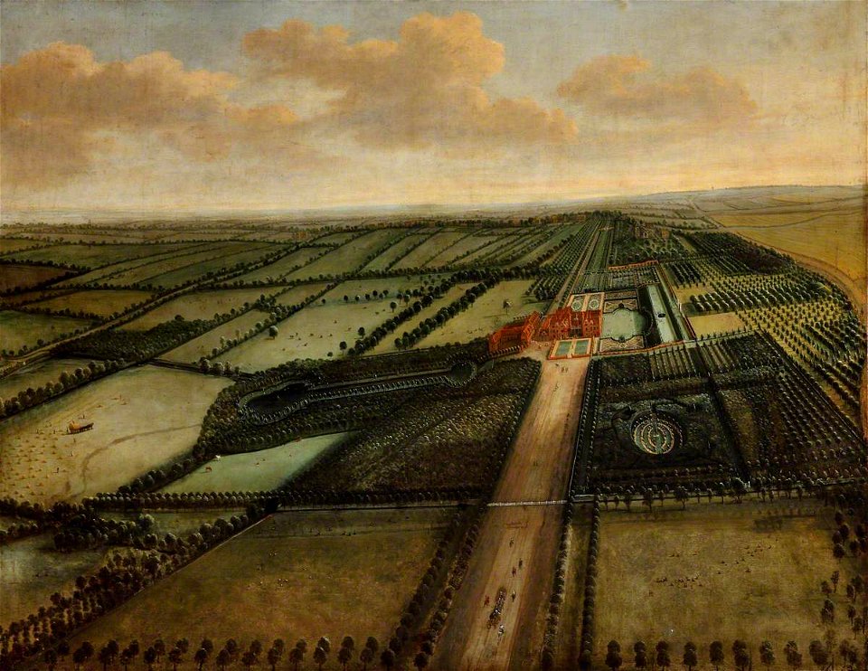 Leonard Knyff (1650-1721) - A Bird's-Eye View of Clandon - 1441485 - National Trust