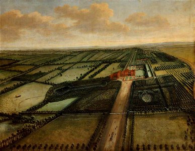 Leonard Knyff (1650-1721) - A Bird's-Eye View of Clandon - 1441485 - National Trust