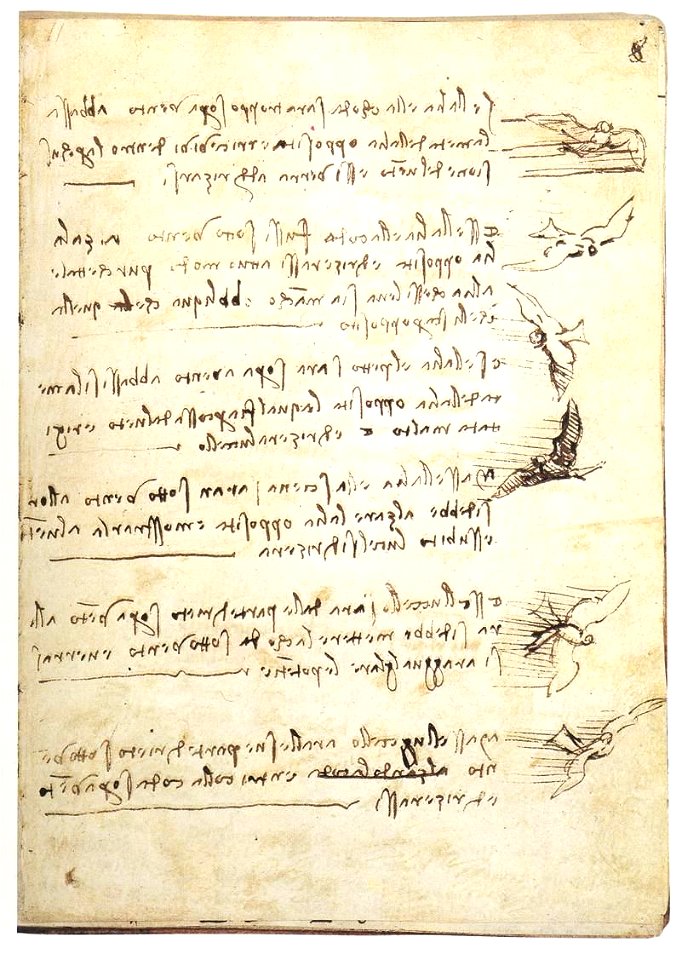 Leonardo da Vinci - Codex on the flight of birds - WGA12847