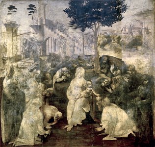 Leonardo da Vinci - Adorazione dei Magi - Google Art ProjectFXD