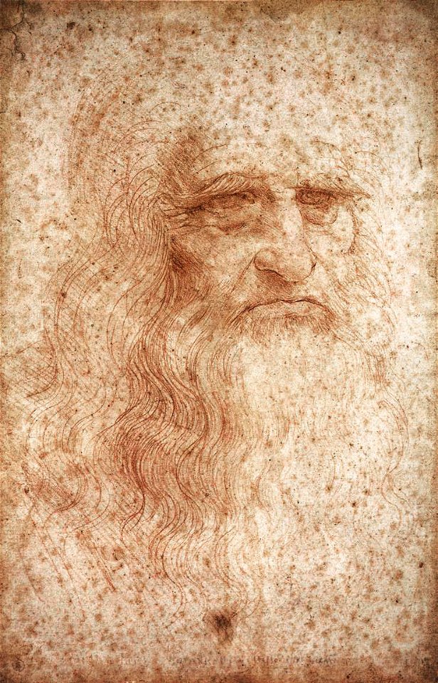 Leonardo da Vinci - presumed self-portrait - WGA12798FXD