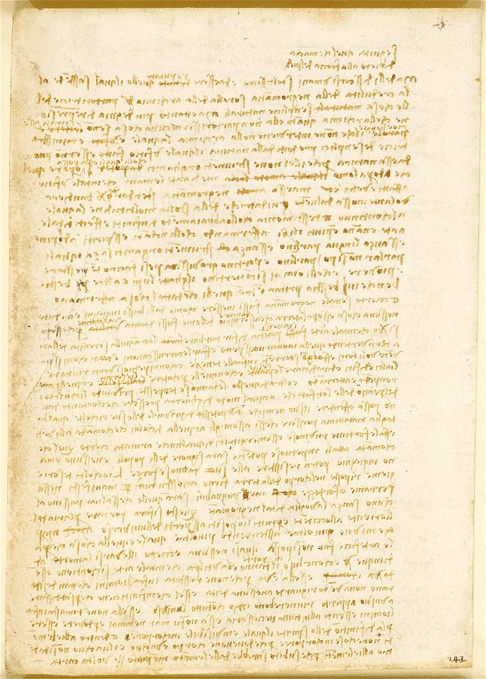 Leonardo da Vinci - RCIN 919048, Verso Notes on necromancy and alchemy c.1508