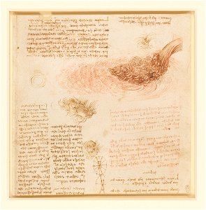 Leonardo da Vinci - RCIN 912661, Studies of water c.1510-12