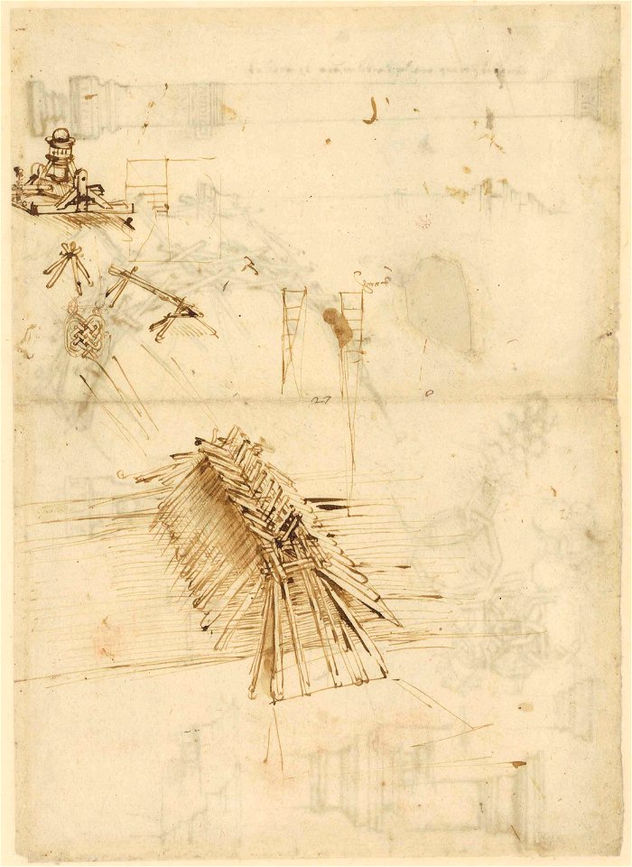 Leonardo da Vinci - Ambrosiana-Codice-Atlantico-Codex-Atlanticus-f-71-recto