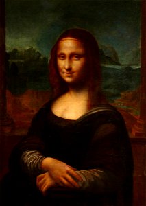 Leonardo da Vinci (1452-1519) (after) - Mona Lisa (before cutting down at sides) - 836195 - National Trust