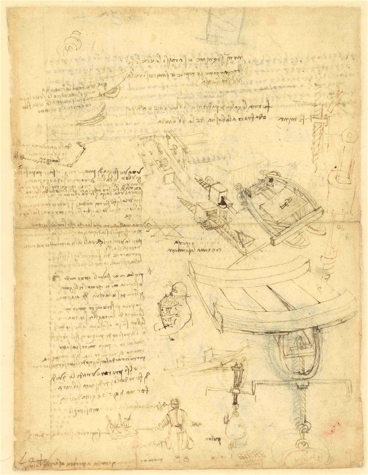 Leonardo da Vinci - Ambrosiana-Codice-Atlantico-Codex-Atlanticus-f-909-verso