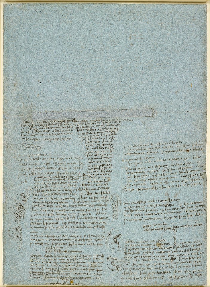 Leonardo da Vinci - RCIN 919086, Verso Studies of breathing c. 1511-13