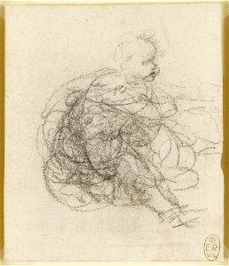 Leonardo da Vinci - RCIN 912539, A child with a lamb c.1503-6