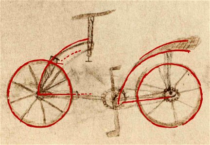 Leonardo da Vinci - Bicycle - Pedretti 2