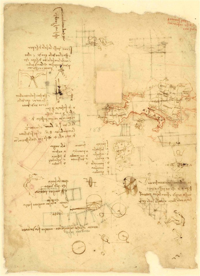 Leonardo da Vinci - Ambrosiana-Codice-Atlantico-Codex-Atlanticus-f-1006-verso