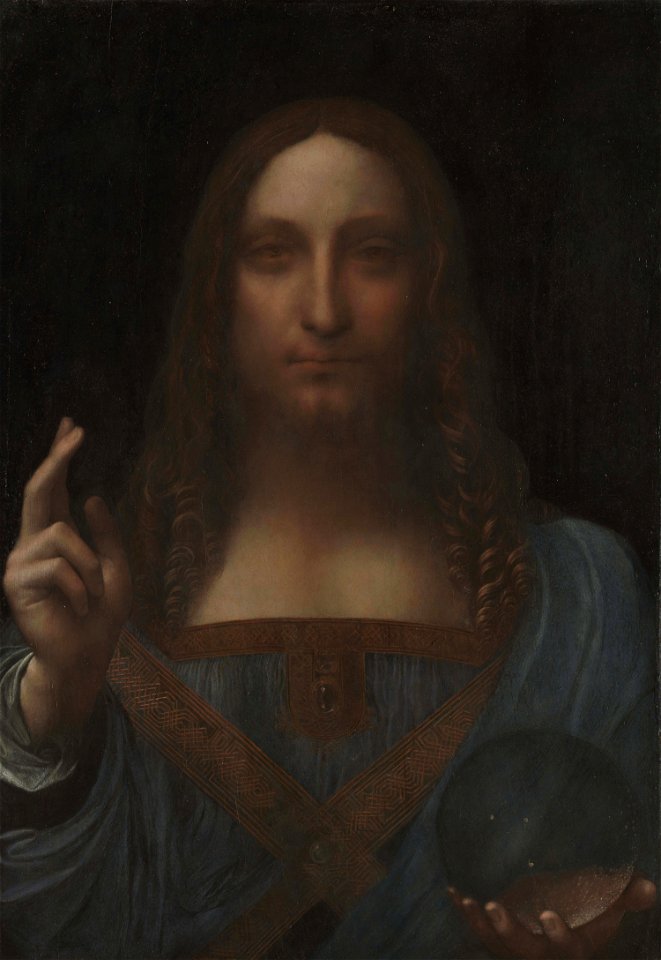 Leonardo da Vinci, Salvator Mundi, c.1500, Department of Culture and Tourism, Abu Dhabi