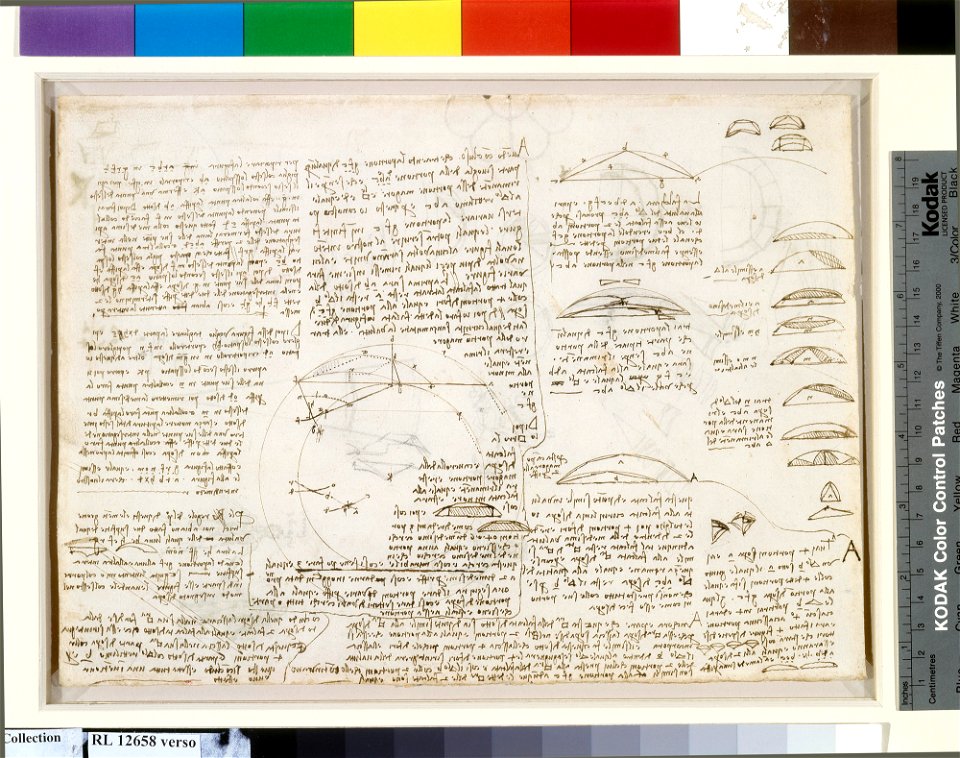Leonardo da Vinci - RCIN 912658, Verso Studies of geometry 1509