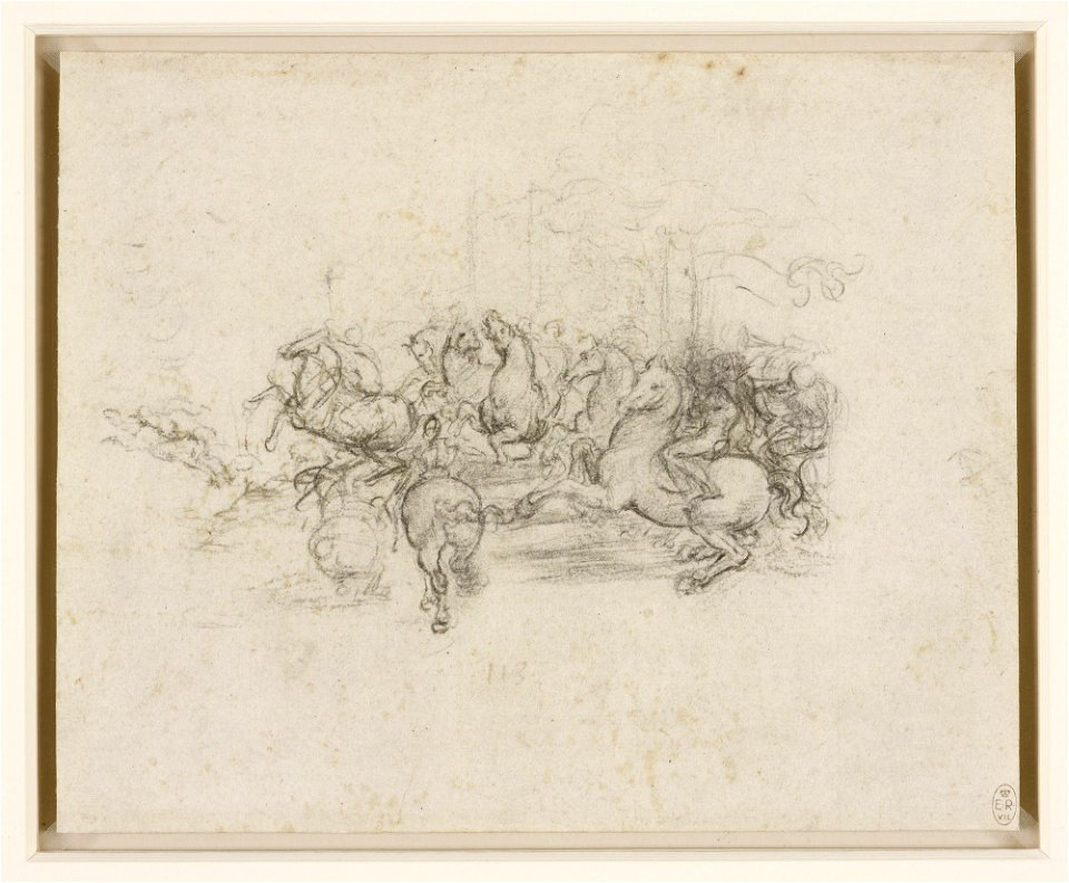 Leonardo da Vinci - RCIN 912339, A cavalcade c.1503-4