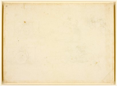 Leonardo da Vinci - RCIN 912653, v, Designs for chariots and weapons c.1485