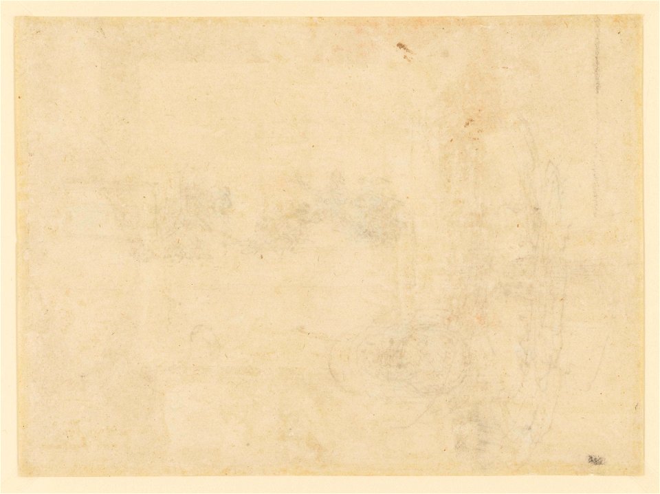 Leonardo da Vinci - RCIN 912497, v, An architectural allegory, and designs for a stage set c.1495
