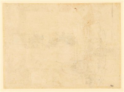 Leonardo da Vinci - RCIN 912497, v, An architectural allegory, and designs for a stage set c.1495