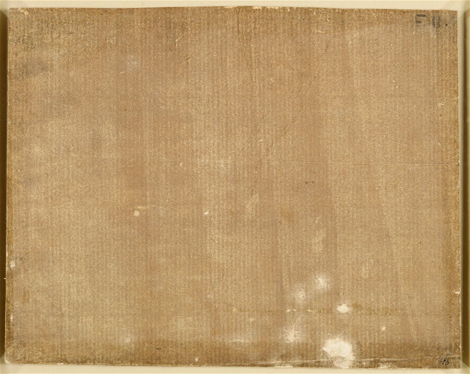 Leonardo da Vinci - RCIN 912307, Verso Sketches of a horse's hind-leg and head in profile c.1478-80