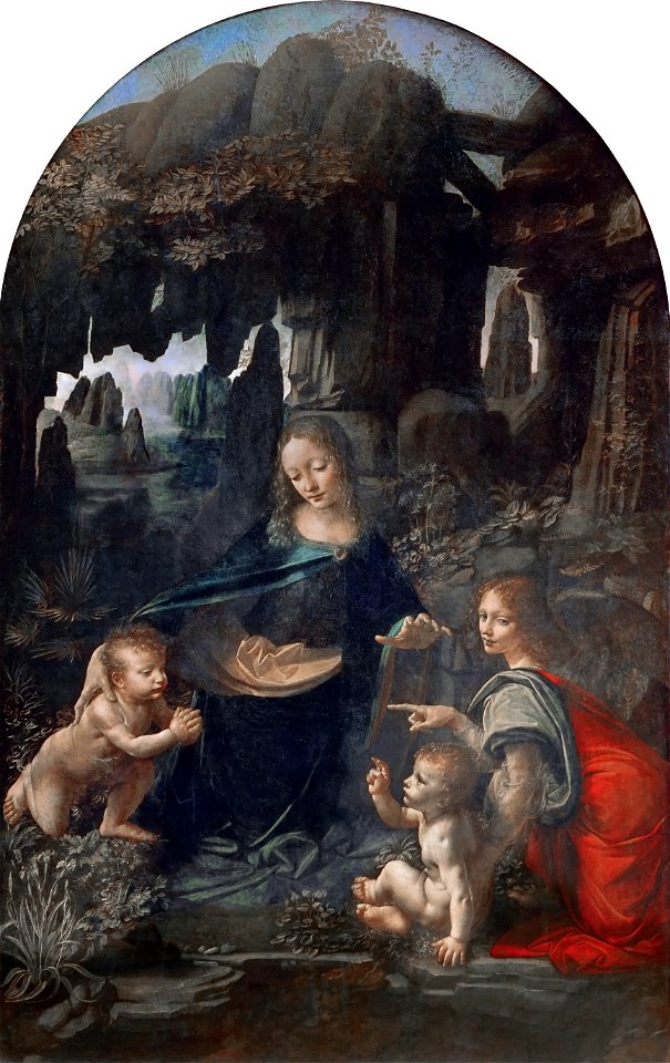 Leonardo Da Vinci - Vergine delle Rocce (Louvre)FXD