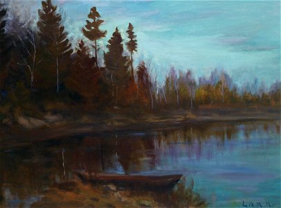 Leonid Lamm An der Wolga