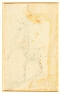 Leonardo da Vinci - RCIN 912677, v, A map of the Arno west of Florence 1504