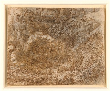 Leonardo da Vinci - RCIN 912380, A deluge c.1517-18