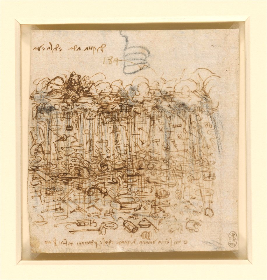 Leonardo da Vinci - RCIN 912698, A cloudburst of material possessions c.1506-12
