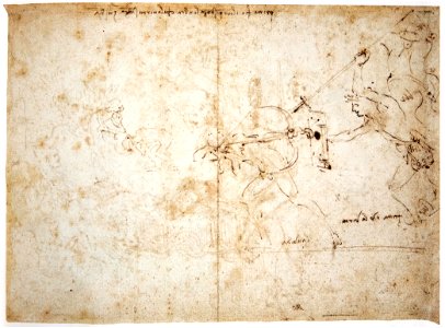 Leonardo da vinci The glory attacking envy allegory