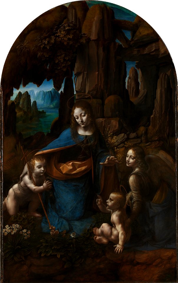 Leonardo da Vinci - Vergine delle Rocce (National Gallery London)