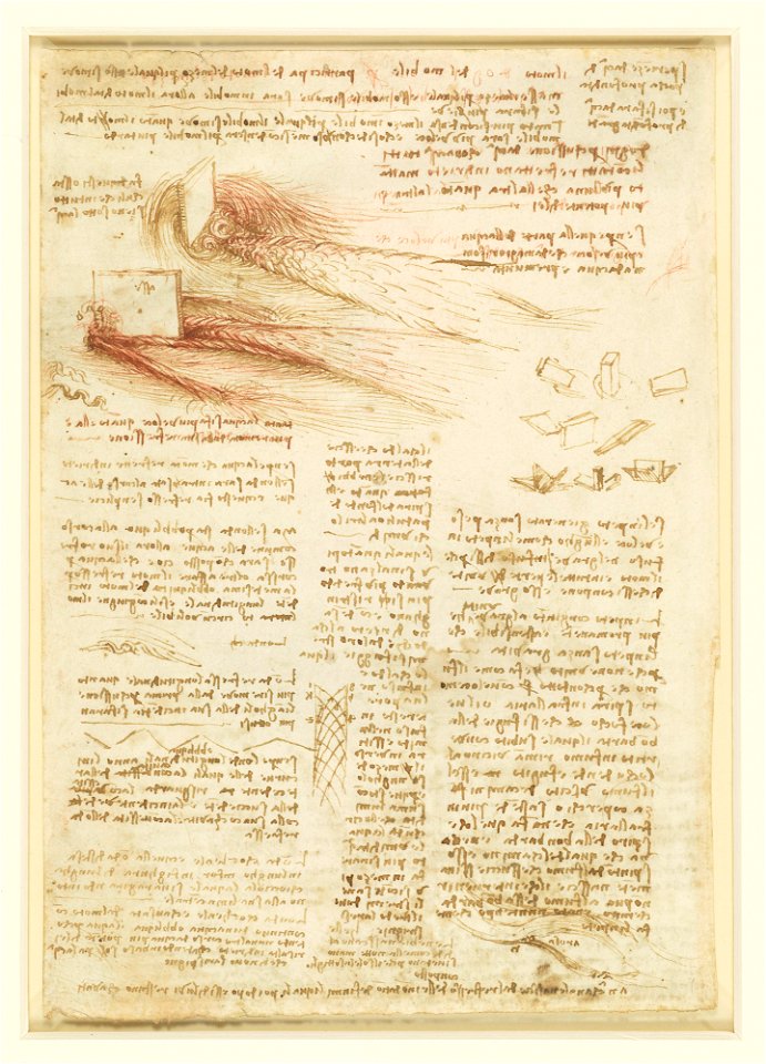 Leonardo da Vinci - RCIN 912660, Studies of water c.1510-12