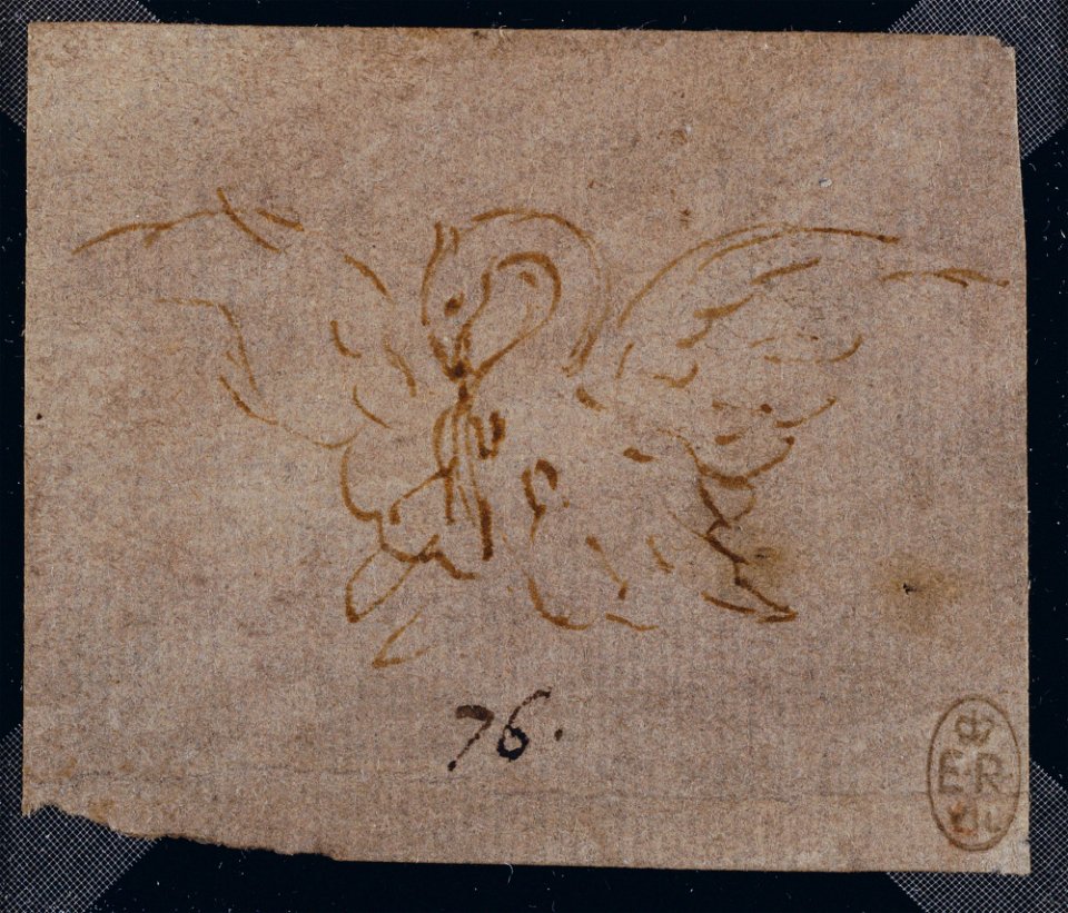 Leonardo da Vinci - RCIN 912711, A pelican in piety c.1517-18