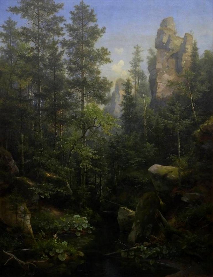 Eduard Leonhardi - Waldeinsamkeit