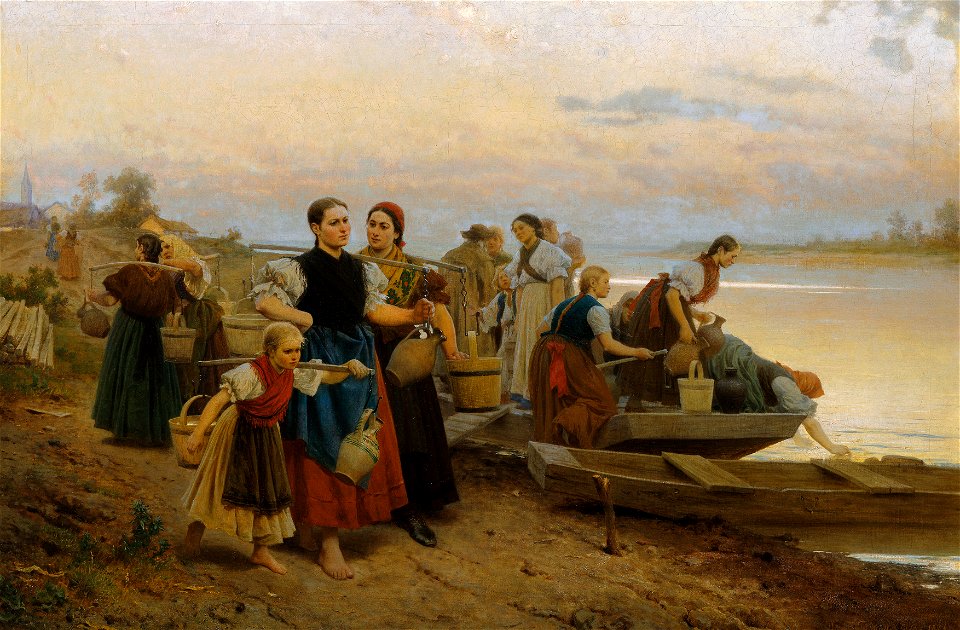 Leopold Carl Müller - Die letzte Tagesmühe - 3721 - Kunsthistorisches Museum