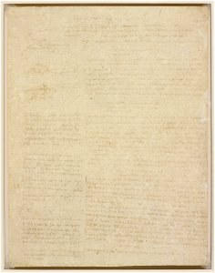 Leonardo da Vinci - RCIN 912657, v, Notes on bird flight c.1511-13