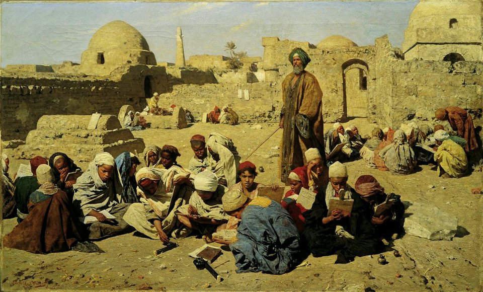 Leopold Carl Müller - Schule in Oberägypten - 4646 - Österreichische Galerie Belvedere