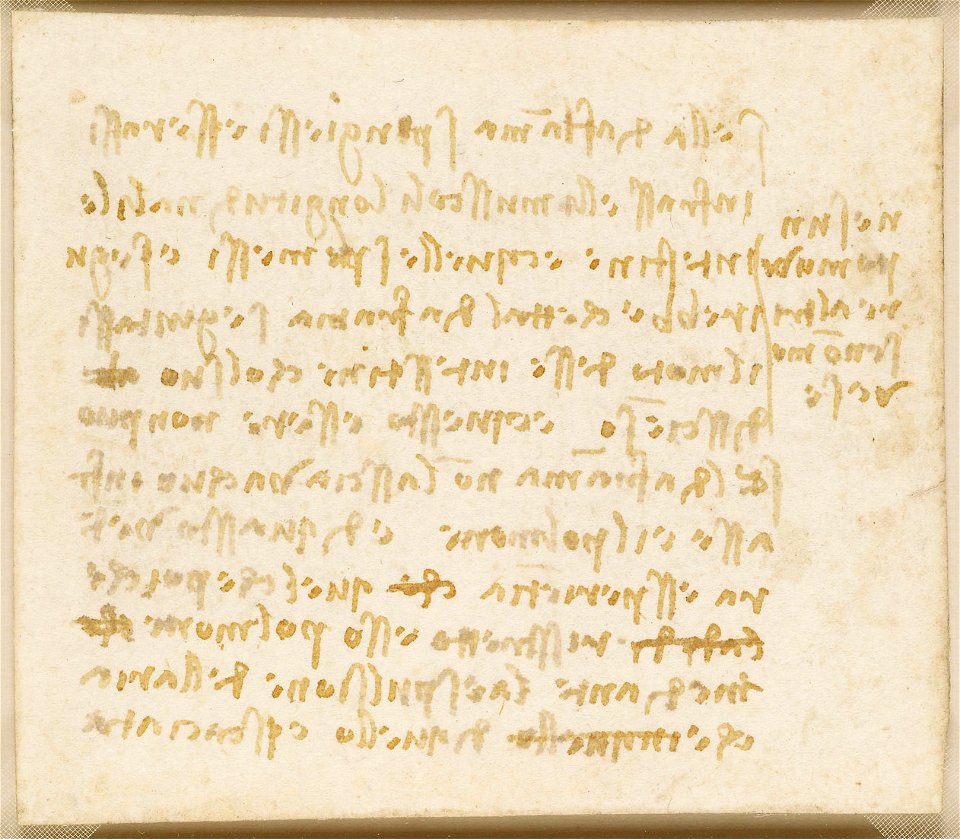 Leonardo da Vinci - RCIN 919111, Notes on the action of the lungs on the intestines c. 1510-15