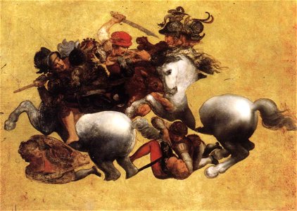 Leonardo da vinci, Battle of Anghiari (Tavola Doria)