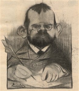Leopoldo Alas «Clarín», de Sancha, Madrid Cómico, 28-10-1899 (cropped)