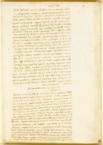 Leonardo da Vinci - RCIN 919048, Recto Notes on spirits, weight etc