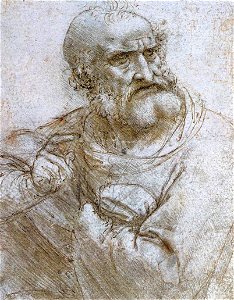 Leonardo da vinci, Study for the Last Supper 2